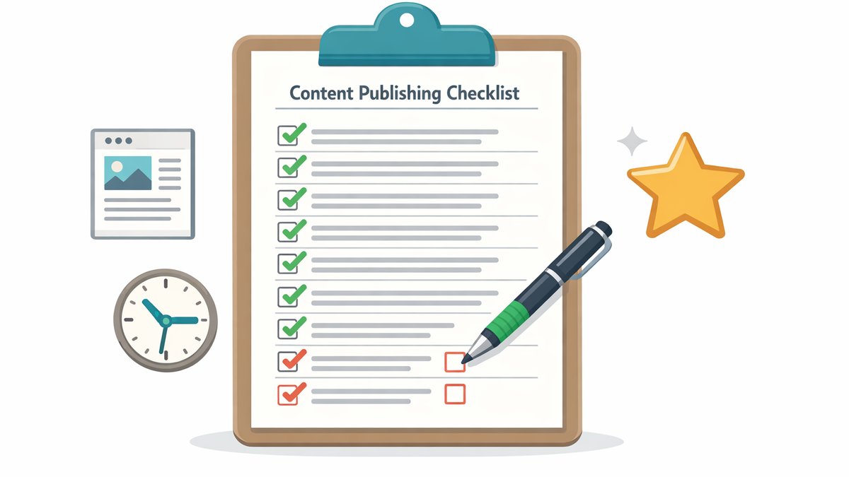 Publishing Checklist